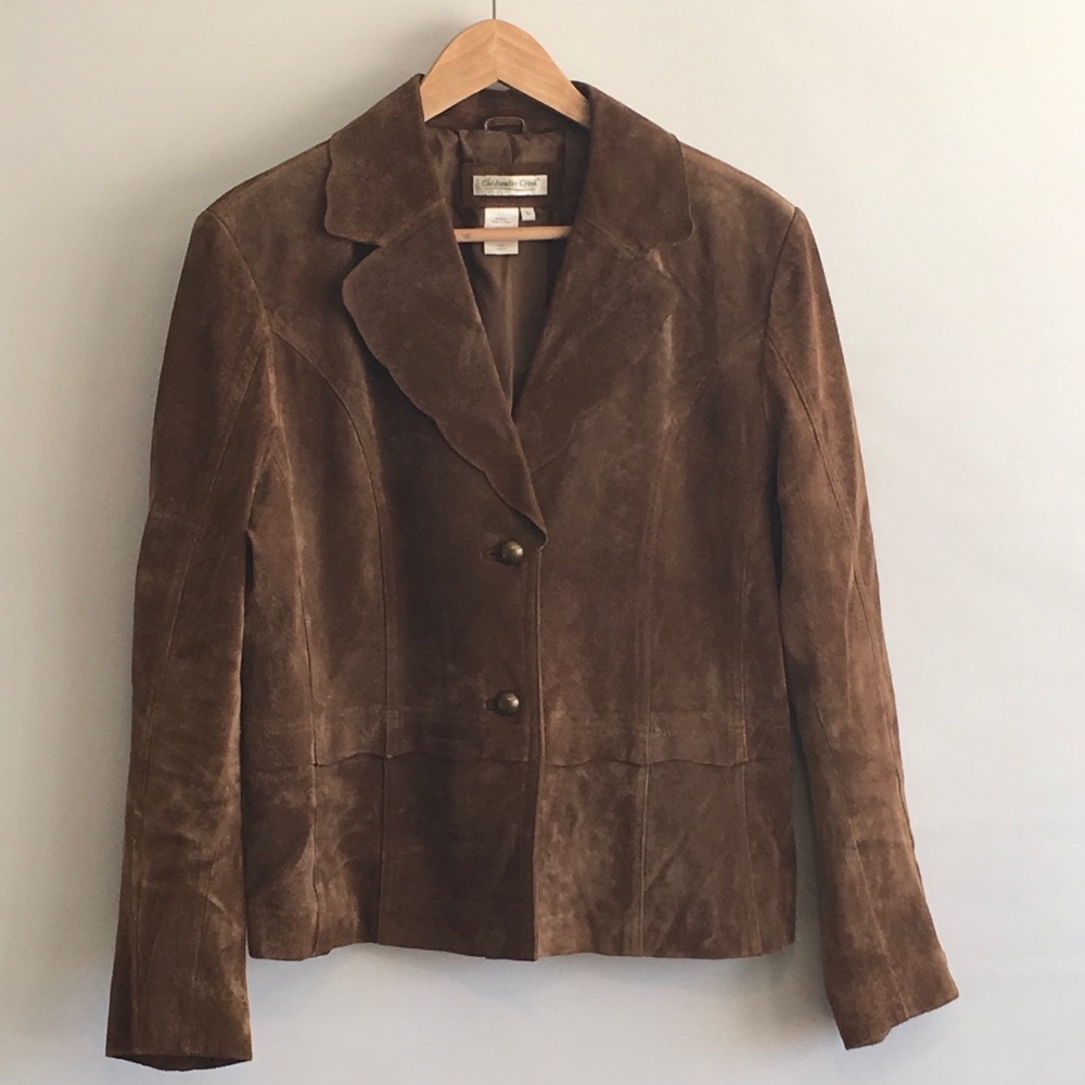 Coldwater Creek Suede Lined Leather Jacket 🌷